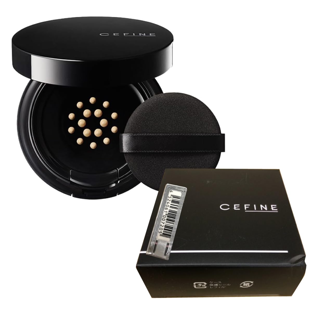 

Package is and the seal is CEFINE Silky Wet Liquid Light Skin Liquid Natural Skin Beautiful Skin Care [Imperfect crushed, dirty, missing] SPF50+PA+++