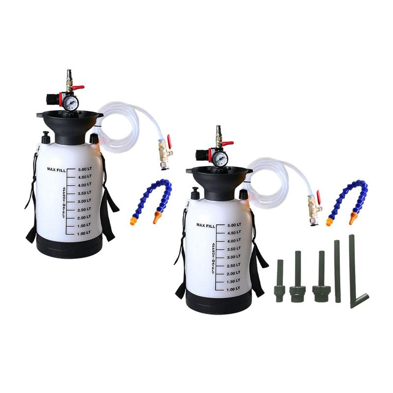 Automotive Transmission Fluid Pump Pneumatic 5L Auto Transmission Fluid Fill Extractor Gear Oil Filler Tank Atf Refill Dispenser