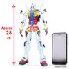 Banpresto Action Figure White Gundam Mobile Suit Gundam Gquuuuuu Genkai Toppa 28cm Multicolor Collector Figure Perfect for Anime Fans BP29476P