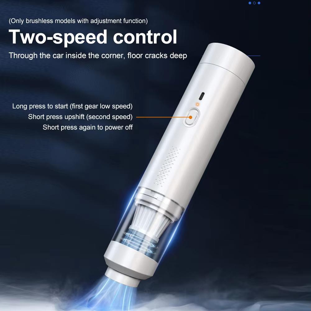 Cordless Handheld Vacuum Cleaner Portable Car Vacuum with Blower & Light