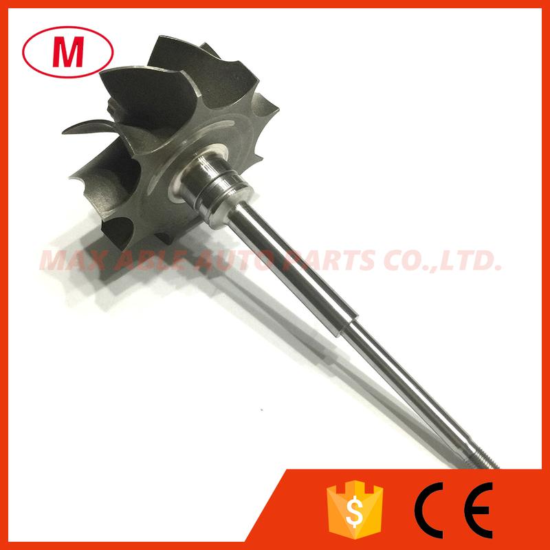K04 46.47/52.00mm 9 Blades Turbo Shaft/Turbocharger Shaft/Turbine Wheel/Turbine Shaft/for Cartridge/CHRA/Core