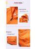 Kinder Winter Fleece-gefütterter Zip-Up Hoodie mit aufgesetzten Taschen – Anpassbare einfarbige Jacke für Schuluniformen