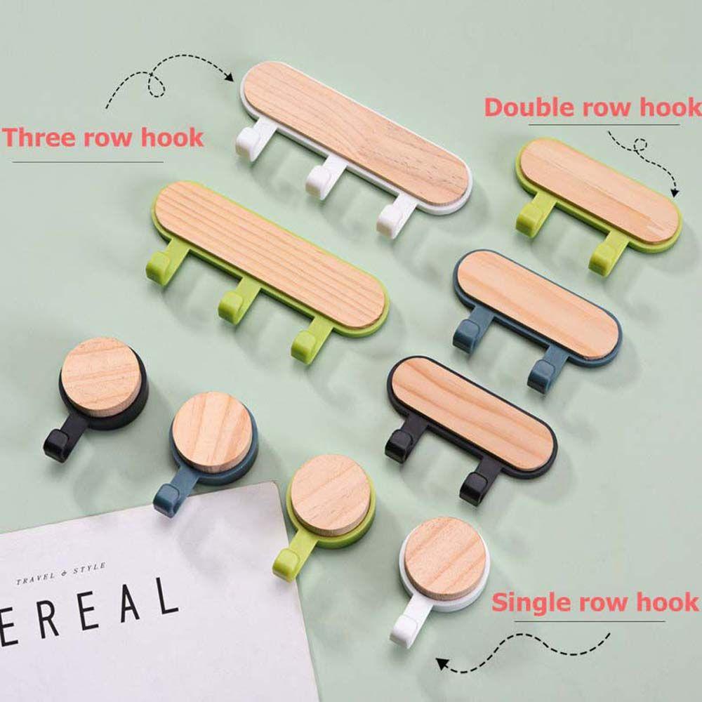 Kitchen Bathroom Towel Toliet Self Adhesive Clothes Hanger Key Holder Wall Hook Storage Rack