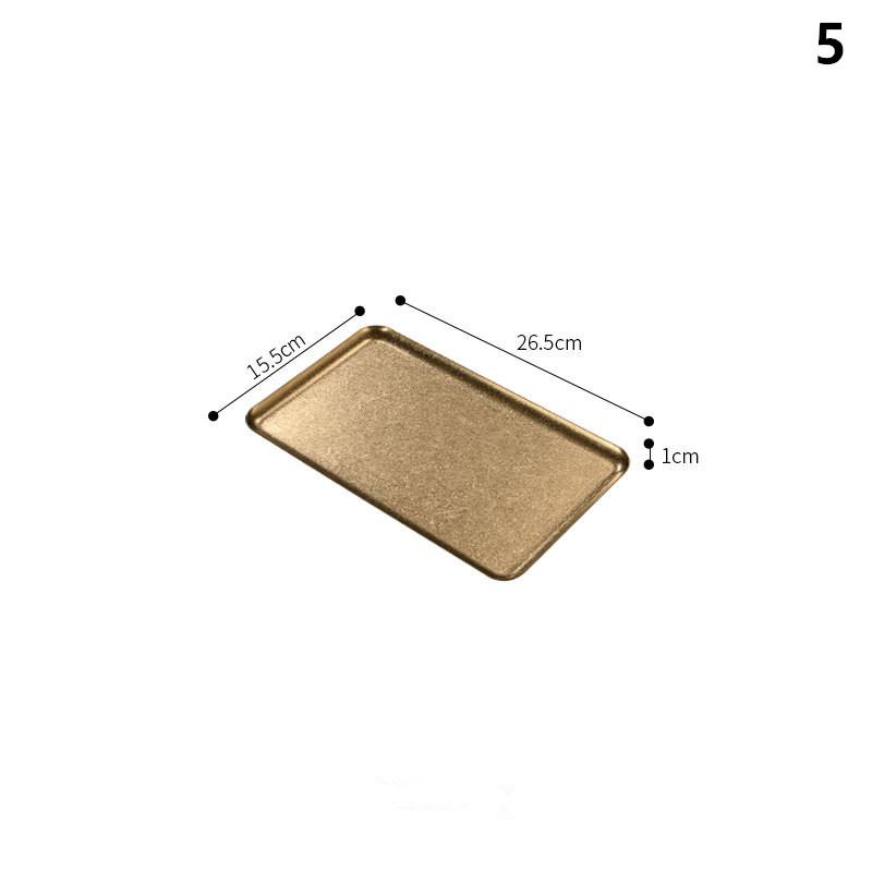 Vintage Stainless Steel Snowflake Silver Rectangle Tray Round Edge Dinner Plate Dessert Grill Tray Steak Plate Decorative Tray