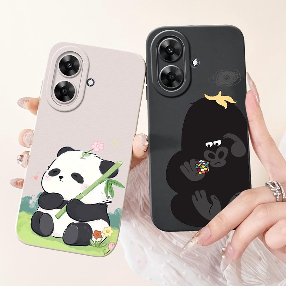 For Realme Note 60 2024 Cute Panda Rabbit Cartoon Phone Case For Realme Note60 4G Soft Silicone Shockproof Cases