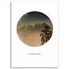 Canvas print, Forest in a circle
