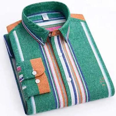 Spring Autumn New High-end Pure Cotton Oxford Spinning Trendy Casual Business No-iron Anti-wrinkle Shirt Men's Long Sleeves