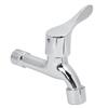 Single Cold Faucet, G0.5in Zinc Alloy Household Faucet Washing Machine Water Tap for Home Garden Sink Bathroom Kitchen Yacht Boat Bar Outdoo
