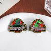 REPTAR PARK Enamel Pins Custom Dinosaur Movie Brooches Lapel Badges Clothes Animal Jewelry Gift for Friends