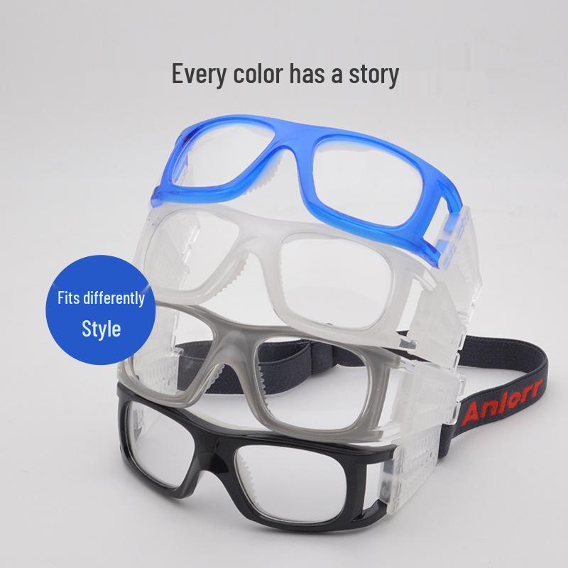 Impact-Resistant Sports Glasses - Lightweight Frame for Basketball, Football, and Golf (Model 070)