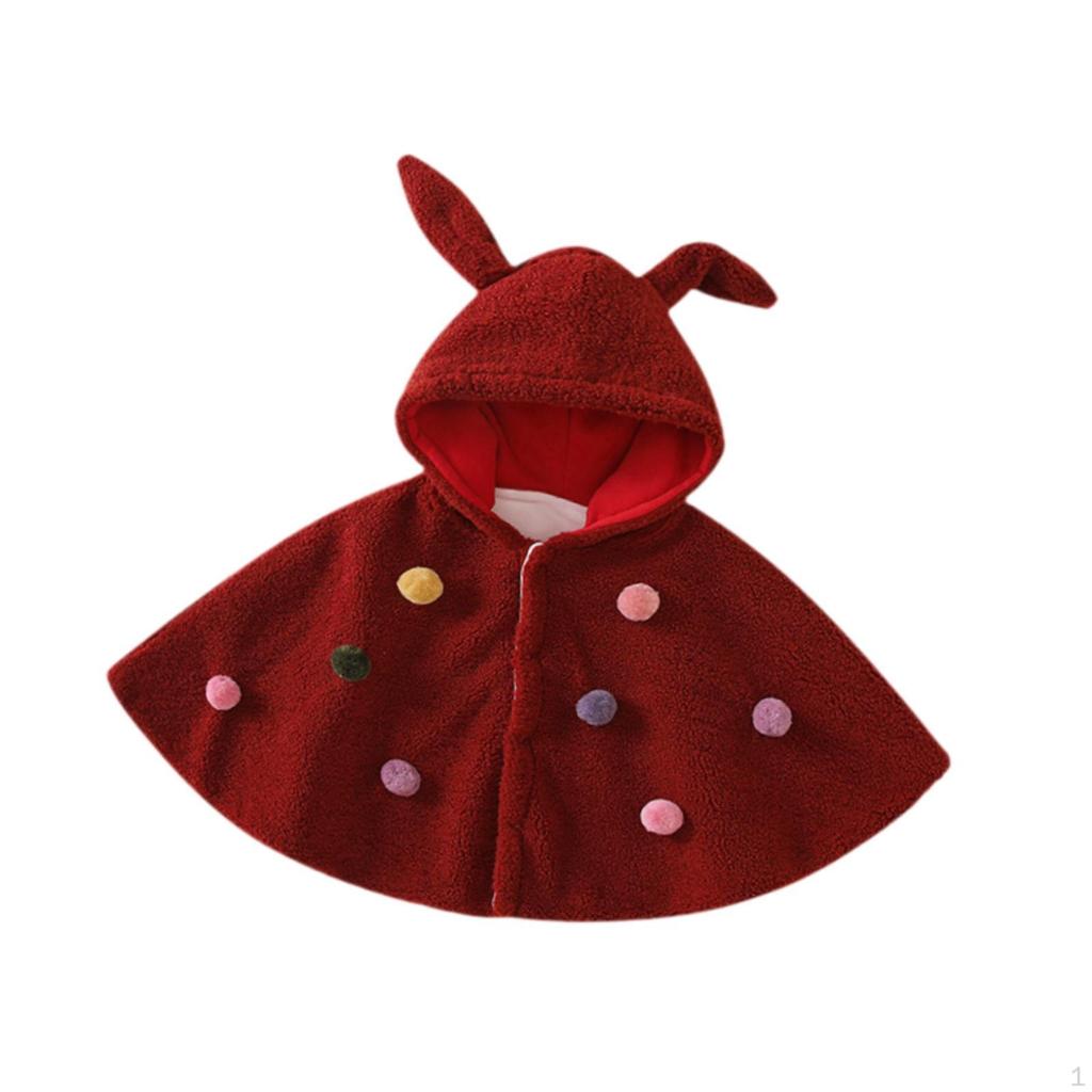 Children's Hooded Poncho Cape for Halloween Festivities