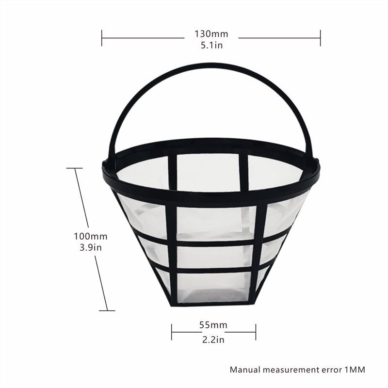 Coffee & Tea Infuser: FDA-Approved Nylon Mesh Filter with Drip-Type Funnel for Water Purification