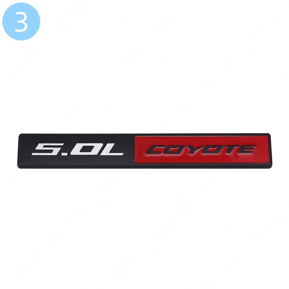 3D Metal 5.0 COYOTE Rear Trunk Side Fender Emblem Badge Sticker Car Accessories