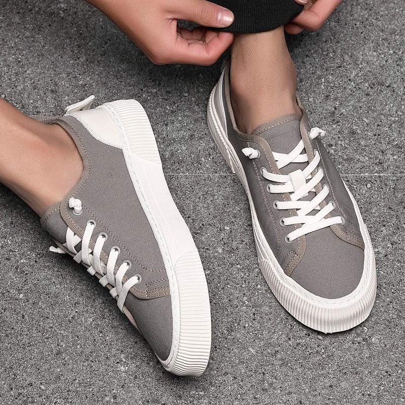 Fashion Arrival Canvas Shoes Men Spring Summer Casual Canvas Shoes For Men Flats Men Shoes Driving Sneakers Men Shoes2024