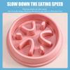 Slow Feeder Dog Bowl Non Slip Base Pet Feeding Bowl with Anti Spill Design for Dogs and Cats Suitable for Dry or Wet Food