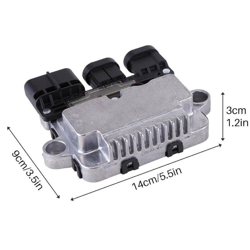 Durable Engine Cooling Fan Module for  2014-2019 21493-3JA0E 21493-3JA0A Radiator Fan Unit Control Module Replacement