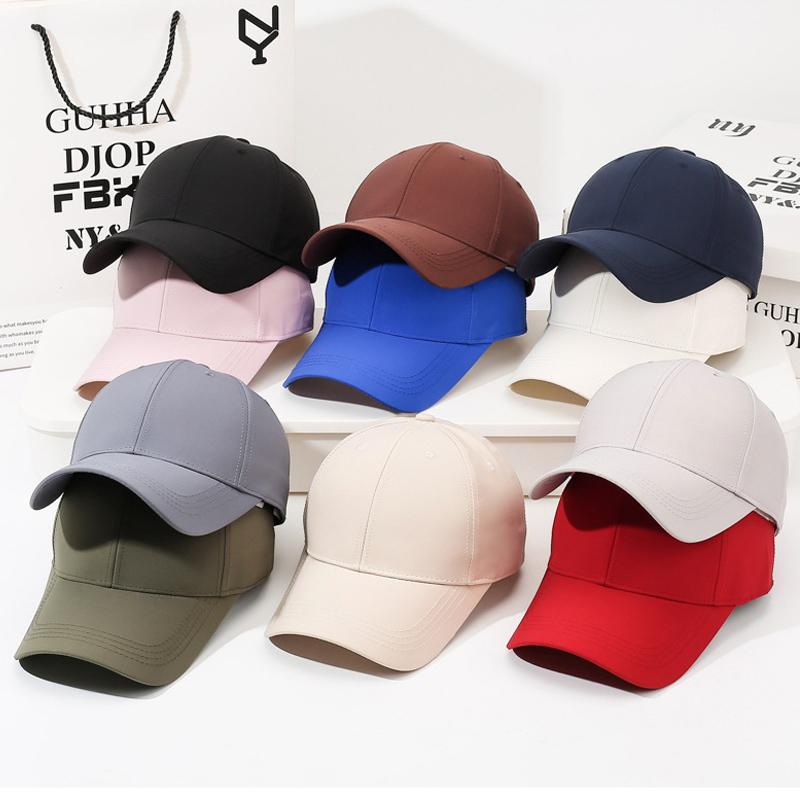 Solid Color Baseball Cap for Unisex Sunscreen Cap Outdoor Cap