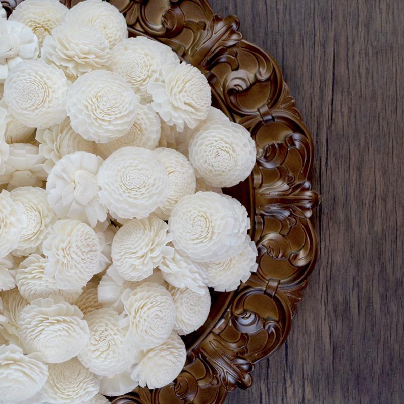 Thunbergia Dried Flower Flameless Aromatherapy Diffuser Stick