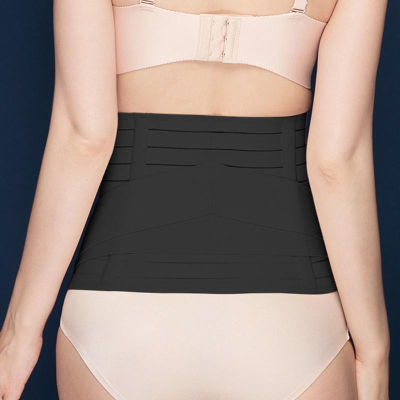 Kvinners postpartum mage slanke belte med elastisk midjetrener kroppsformer abdominal sport lendevirvelleddsbeskytter svettebelte