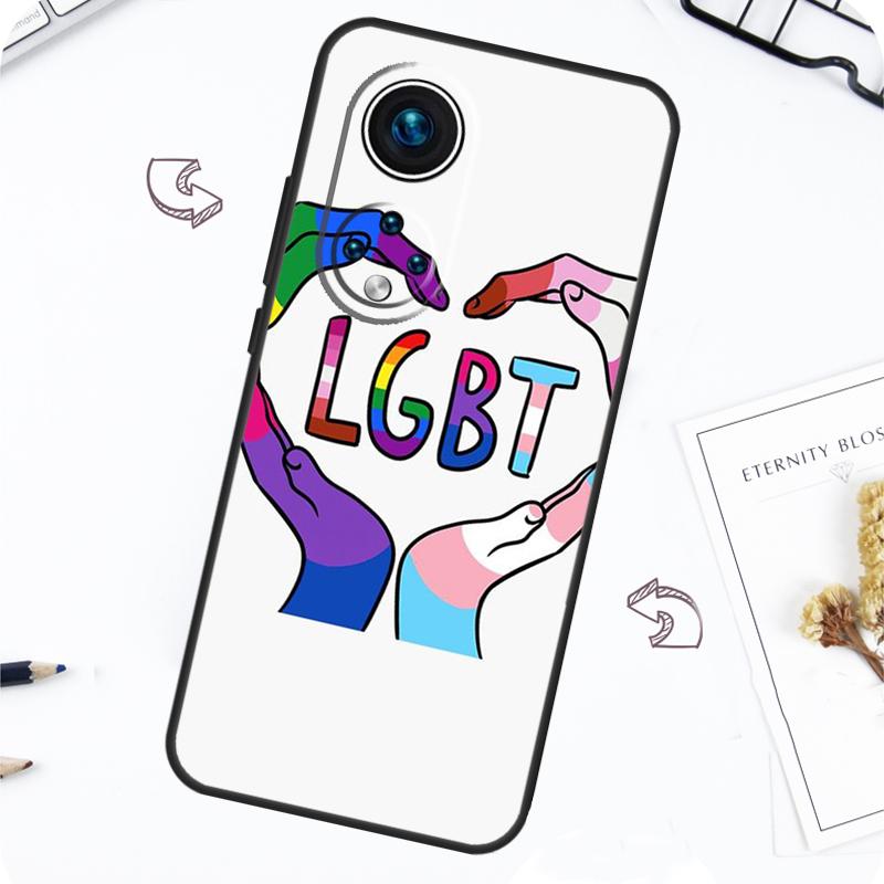 Rainbow Gay LGBT Finger Case For Honor Magic 7 Pro 5 6 Lite Honor 200 Pro 50 70 90 X8b X9a X8a X8 X9 X9c X9b Cover