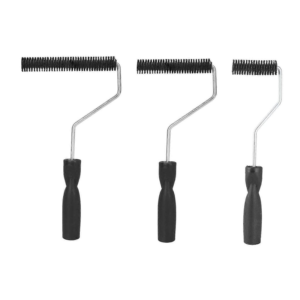 3Pcs Fiberglass Roller Tools, Epoxy Resin Laminating Rollers for Shower Repair, Waterproofing Layer Application Tools