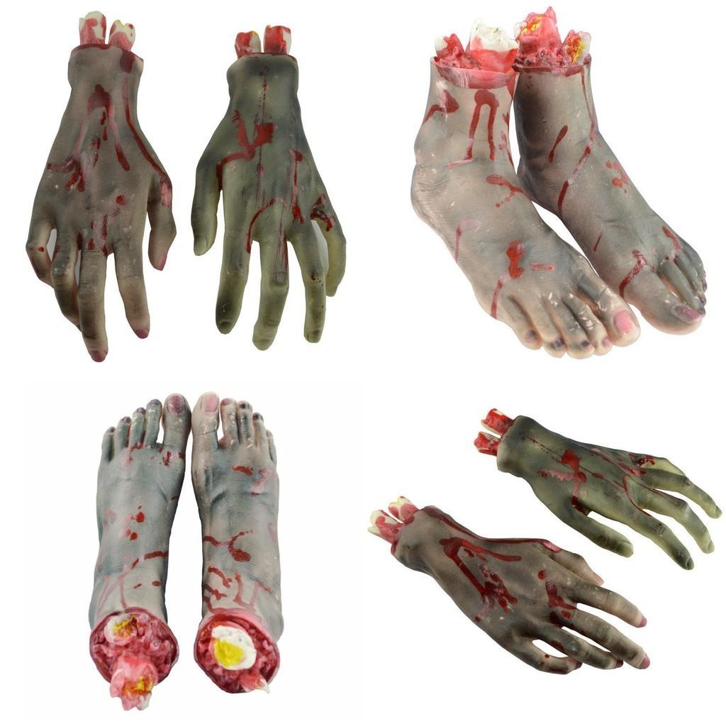 Accessoire d'Halloween Main Fausse Accessoires de Filmage Main Fausse Unique Super Mignonne Exportation Directe Accessoires pour le Corps