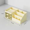 Drawer-type Cosmetics Storage Box Organizer Plastic Jewelry Lipstick Makeup Storage Box Desktop Student Stationery Pencil Holder