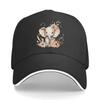 Cute Elephant Floral Sandwich Baseball Cap