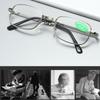 With Box Anti-fatigue Folding Comfortable Reading Glasses Eyeglass Old man Presbyonic Glasses