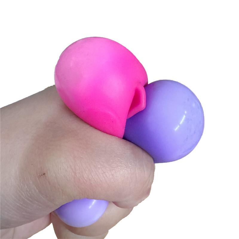 Needoh 4er-Pack Teenie Cool Cats Squishies Entstresser Weiche Quetschspielzeuge Angst Nicht-Toxisch TPR Fidget Spielzeuge Für ADHS Und Autismus Geschenk
