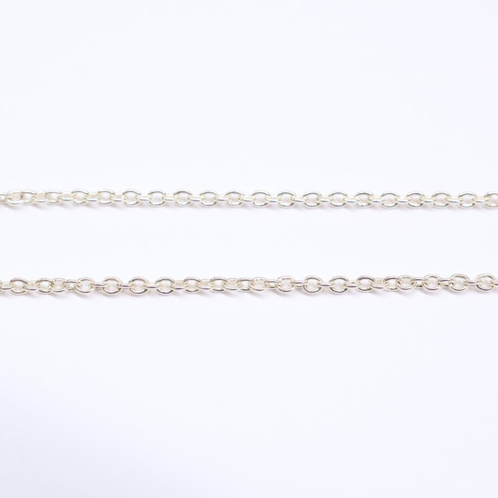 TIFFANY&Co. [Excellent Condition] AG925 Elsa Peretti Diamonds by the Yard Single Diamond Pendant Necklace SilverUsed