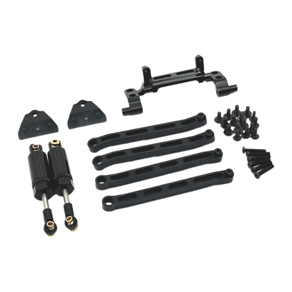 RC Shock Absorber Set Upgrades DIY Accessory Easy to Install Replacement RC Car Pull Rod for MN82 LC79 MN78 1/12 RC