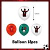 Spanish Football Player Theme Party Decoratiaons Soccer Star Balloon Set Boy Birthday Party Supplies Cr&7 Backdrop Banner Props