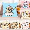 Cute MMaltese Case Plush Fabric Soft Pillowcase Double Sided Print Cushion Cover Household Gifts