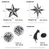 Stellar Mango Element Stainless Steel Brooch, Classic Fashion Badge, Banquet/Speech/Business Universal Lapel Jewelry.