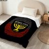 1 Stück Beitar Jerusalem FC Gemustert Flanell Decke Geeignet für Alle Jahreszeiten Für Heimdeko Wärme Und Komfort Geschenke Feiertagsgeschenk