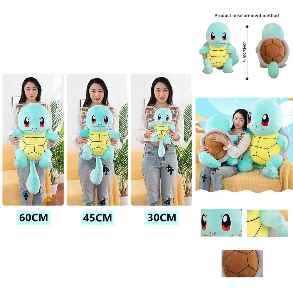 Pokemon Squirtle Plush Toy Doll Soft And Skin Friendly Perfect Anime Gift For Kids 11/17/23in Big Size!