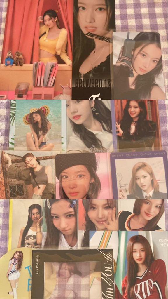 [USED] TWICE Sana trading card
