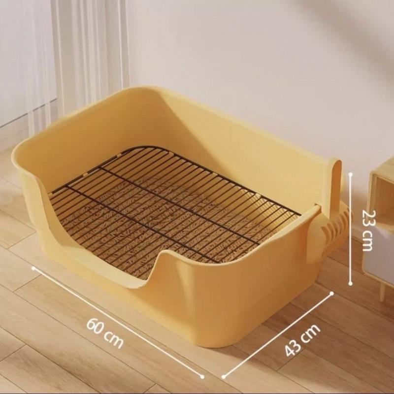 Stainless Steel Pet Toilet for Large and Medium Dogs - Anti-Step Design for Easy Cleaning.