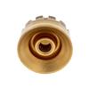 Musiclily Pro Notched Speed Metric for LP Les Paul Electric Gold of Knobs, Standard, Guitars, (Set 4)