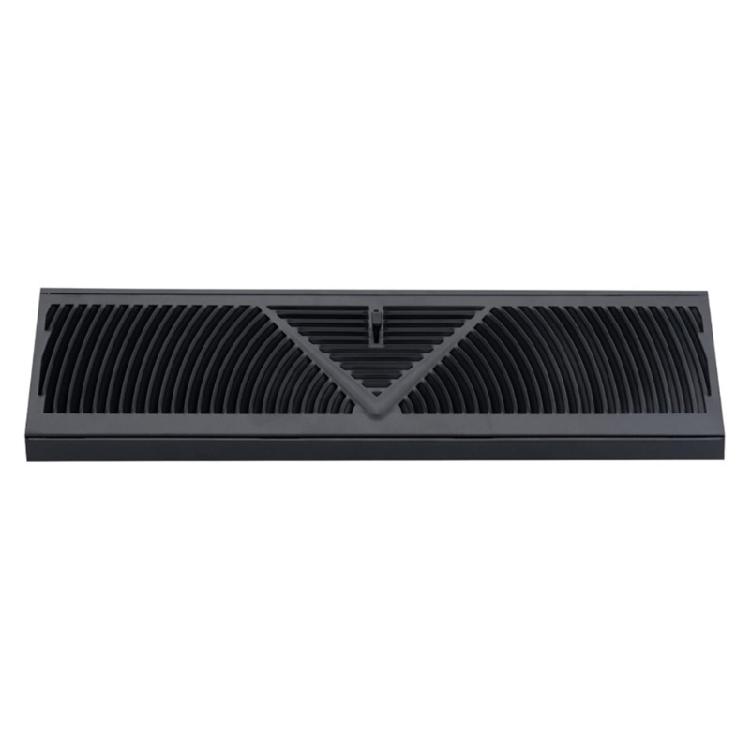 

Round Steel Ventilation Grille 18 Inch Air Control Levers Detachable Panel Noise Reductions for Efficient Home Airflows чорний