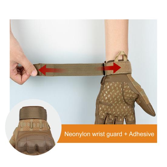 1 Paar Taktische Vollfingerhandschuhe Atmungsaktiv Rutschfest Touchscreen Outdoor Camping Airsoft Motorrad Klettern Radfahren Jagd Herrenhandschuhe