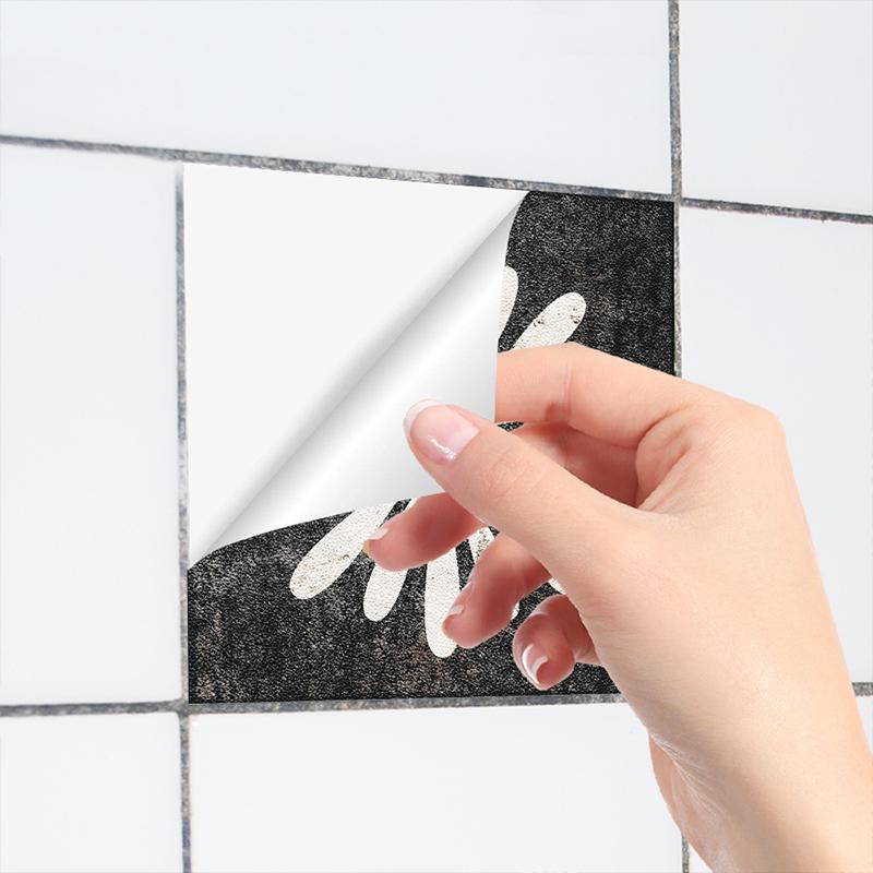 10PCS Peel and Stick Wall Decals for Home Decor Retro Floral Self-Adhesive Wall Sticker