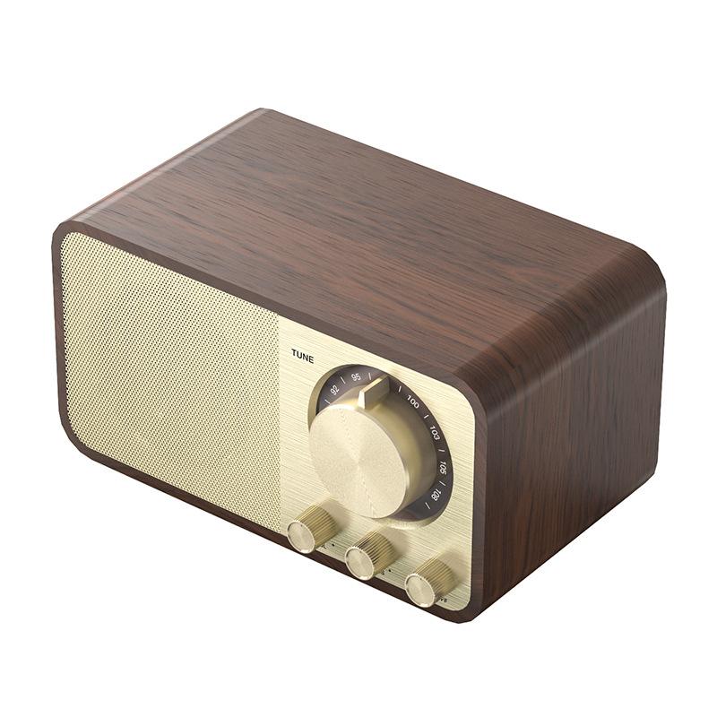 Retro Bluetooth reproduktor Dřevěné Klasické Domácí Rádio Subwoofer Karta Retro Malé Stereo