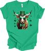 Lucky Cow St. Patrick’s Day Sweatshirt Funny Shamrock Farm Shirt T-shirt