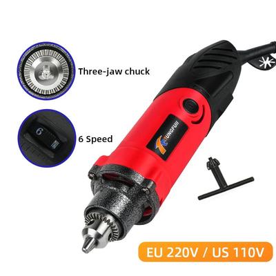 Mini Electric Drill Metalworking DIY Drilling Machine Polishing Engraver Electric Wood Machine Power Tools Grinding Wheel