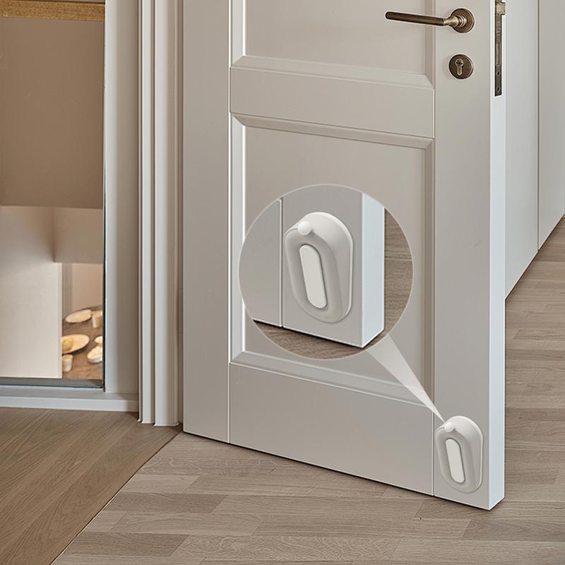 Silicone Door Stop Wedge Non-Slip Sound Dampening Door Catch Stoppers Anti-collision Home Office Door Rear Retainer