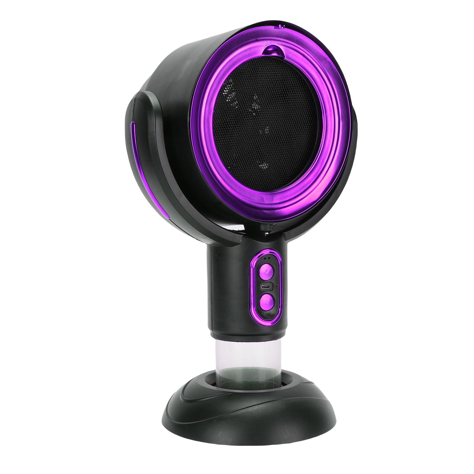 

Портативная настольная вытяжка, беспроводной вытяжной вентилятор с 2 скоростями (Мощный Турбо), Перезаряжаемая кухонная вытяжка с фиолетовый