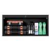 Metal Wall Cabinet, 77W x 30.5D x 35.6H cm, Floating Garage Tool Cabinet with Up-Flip Door, 54.5 kg Load per Shelf, Fit for Garage, Basement, Kitchen,