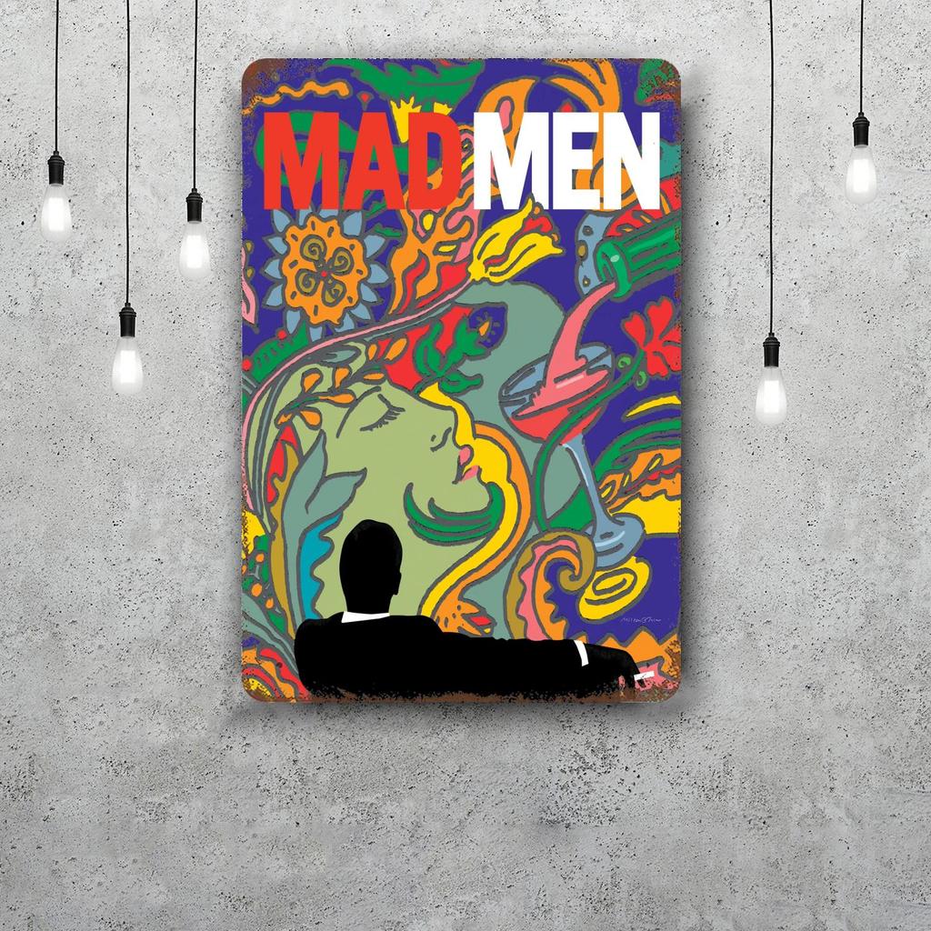mad men TV show Metal Signs wall decor Vintage Tin Signs Captain Metal Poster Decor for Bar Pub Club Wall Decoration